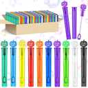 SpringFlower Halloween Party Favor for Kids, Halloween Mini Bubble Wands for Party Favor Supply Goodie Bags Prefilled, Classroom Rewards, Halloween-Themed Toys Gifts for Kids, 10 Clors, 500 Pcs