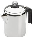 Black Enamel Saucepan, Aluminum Stove Top Percolator Maker Durable, Brew Coffee On Stovetop, Silver, Canvas Lunch Bag