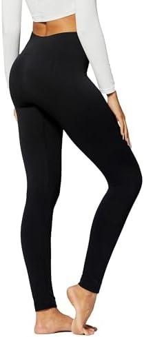 Women’s Fleece Lined Leggings - Ultra-Soft - 20+ Colors Plus Size