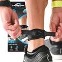 Ankle Brace for Women & Men, Achilles Tendonitis Brace, Ankle Tendonitis Relief, Ankle Support (Small, 2 Straps) (Black)
