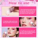 Veletine Body Glitter, Roll-on Glitter for Body, Face, Hair and Lip,Shimmer Three-Dimensional Glitter, Halloween Sparkling Body Contouring Highlight Makeup, 20g/0.7 oz (Laser Powder)