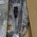 Adjustable Over-The-Door Garland Hanger, Heavy Duty Wreath Hanger for Front Door, No Nails or Screws Damage-Free, Fits Standard Door Frame Depths 34-42 Inch, Black