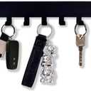 Key Holder for Wall Decorative, Metal Key Holder, Key Organizer for Wall Mount, Hanging Key Rack with 9 Hooks, Key Hooks for Hallway Entryway Office Kitchen Farmhouse (9 Hooks)