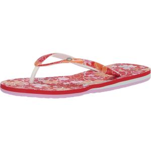 Roxy Women's Portofino Flip Flop Sandal Sneaker (6, True Red/Pink 234)