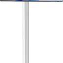 CTA Ergonomic Floor Stand For Monitors & TVs Up To 35-inches & 22 lbs - Mobile Stand With Anti-Knockdown Base & Height Adjustable - Commercial Grade - (ADD-MSADFS)