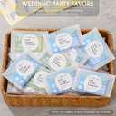 AmazingSpark 120 Sets Wedding Lottery Ticket Envelopes with Stickers 4.25x2.5'' Mini Lotto Ticket Holders We Hope You Get Lucky Tonight Stickers for Bachelorette Bridal Party Favors