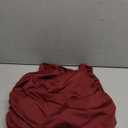 Women's Sexy One Shoulder Dresses Sleeveless Party Club Ruched Cocktail Wedding Guest Bodycon Midi Dress (Medium, Burgundy)