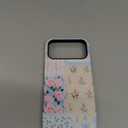 Case for iPhone 17 Pro Max, Hybrid 2-Layer Case, Military-Grade Protection Durable Shockproof Anti-Scratch Phone Case, Floral Lace Patchwork