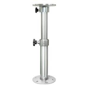 Adjustable Table Pedestal Detachable Table Base Stand Leg Base Mount Frame 17.827.2 inch Aluminum Alloy Table Base Kit for RV Boat Yacht (2#)
