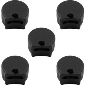 Bonsicoky 5 Pcs Silicone Clarinet Thumb Rest Cushions, Protector for Most Clarinets, Oboe - Black