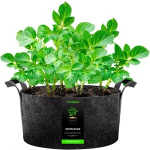 VIVOSUN 1 Pack 100 Gallon Grow Bag, Fabric Pot with Handles for Vegtables and Plants