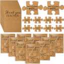 Xuhal 20 Sets Thank You Fridge Magnets Teacher Inspirational Motivational Refrigerator Magnets Appreciation Gift for Fridge Puzzle Refrigerator Magnet Gift Cards with OPP Bags