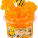 Yellow Honeycomb Slime, Squeeze it and Make a POP Sound, Non-Sticky Crunchy Slime, Slimes Party Favors for Kids, Slimes Sensory Experience Toys, Birthday Easter Halloween Girls BoysTeens Gift