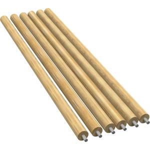 Dowel Rods Wood Sticks Wooden Dowel Rods Round Hardwood Sticks Wooden Dowels (4/5" x 20")