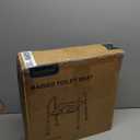 Soundfuse Toilet Seat Riser for Seniors, Raised Toilet Seat with Handles, Adjustable Height & Width, 400lb Handicap Elevated Toilet Seat, Fit Any Toilet