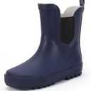 Hehainom Toddler Kids Rain Boots for Girls Boys Rain Shoes (Purple) 4