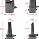 4Pcs Air Valves Attachment Inflatable Pump Nozzles Paddle Board Pump Nozzles Air Pump Canoe for SUP Pump Multifunctional Boat Pump Adapter