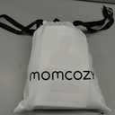 Momcozy Baby Wrap Carrier, Easy to Wear Infant Carrier Slings, Lightweight Hands Free Baby Sling, Adjustable Baby Carriers for Newborn to Toddler 8-35 lbs, Black