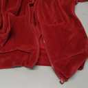 Woolicity Girls Sweatsuits Set Velour Tracksuit 2 Piece Outfits Zip Up Hoodies and Pants Sportswear Jogging Set, Size 110