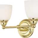 Livex Lighting 13662-05 Somerville 2-Light Bath Light, Chrome, 15 x 6.5 x 9
