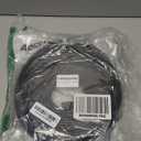 Aqerrow Outdoor Cat6 Ethernet Cable 200 FT, 24AWG 10Gbps Copper Long Cat6 Cable, 550MHz Direct Burial Waterproof LLDPE UV Jacket, LAN Patch Cord with 60 Ties Support POE Cat5e for PC Router - Black