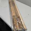 LazBlinds No Tools No Drill Cordless Bamboo Roman Shades, Light Filtering Window Treatment, Roll Up Bamboo Blinds for Windows 37'' W x 48'' H, Brown