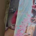 2Pcs Halloween Ghosts Mask Wall Art Modern Pink Academic Gothic Romantic Ghost Wall Decor Pictures Horror Funny Preppy Canvas Posters Prints for Corridor Restroom Toilet Bedroom Decoration Unframed (Poster, 16x24in) (24L"x16W")