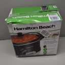 Hamilton Beach Portable 7 Quart Programmable Slow Cooker with Three Temperature Settings, Lid Latch Strap for Easy Travel, Dishwasher Safe Crock, Black (33474G)