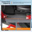 powoq Door Sill Guard Compatible with 2020-2026 Jeep Gladiator JT Threshold Protector 18-26 Wrangler JL Integrated Door Sill Protectors Entry Guard Replacement for 2020-2026 Jeep Gladiator Accessories