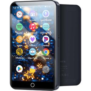 160GB MP3 Player with Bluetooth and WiFi, MECHEN Android 13 OS MP3 & MP4 Players with 4" Touchscreen and Speaker,Music Players with Spotify,Pandora, Audible, Amazon Music, Play Store