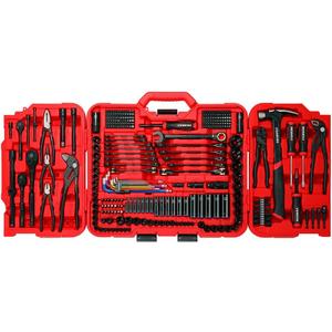 STARWORK TRUE MECHANIC 306-Piece Mechanics Tool Set and Socket Set, Comprehensive Tool Kit, Automotive Repair Tool Set, Pliers Wrench, Professional