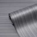Dark Gray Grasscloth Peel and Stick Wallpaper, A Set of 23.6"x472" Textured Self-Adhesive Waterproof Vinyl Fabric Contact Paper, Wall Paper for Kitchen, Shelf Linen, Bathroom, Bedroom