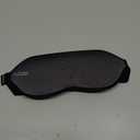 MZOO Luxury Sleep Mask for Back, Side Sleeper, Complete Light Blocking Sleeping Eye Mask Night Blindfold, 3D Zero Pressure & Spacious for Lash Extensions, Breathable Soft Eye Cover Flight Nap Travel (M-gray (Black Edge))