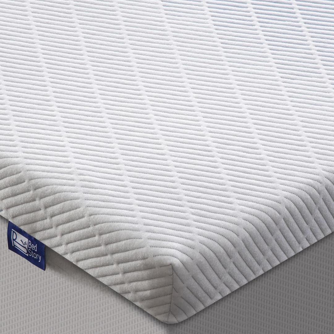 BedStory Firm Mattress Topper Queen Size 3 Inch, Extra Firm Gel Memory Foam Bed Topper for Pain Relief, High-Density Cooling Pad, Skin-Friendly Non-Slip Cover, CertiPUR-US Certified