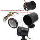 Universal 2" Tachometer 8000 RPM Meter with Gauge Holder for 12V Gasoline Car Engine 1-8 Cylinders