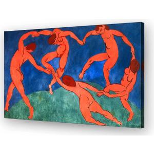Wall Art Framed Poster Vintage Fauvism Wall Art Dance Famous Paintings Wall Art Decor For Living Room Ready to hang (16x24 inch)