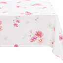 Hiasan Waterproof Spring Tablecloth Rectangle 60 x 104 Inch - Spillproof Wrinkle Free Washable Oblong Floral Tablecloth for Spring Summer Outdoor Picnic, Kitchen Dining, Birthday Party