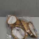 Bienbee Guinea Pig Tunnel, 3 Way Washable Guinea Pig Hideout,Foldable Rabbit Tunnel Guinea Pigs Toys for Bunny Hamster Chinchilla Ferret Rabbit Guinea Pigs Accessories Wood Grain