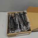 Ravinte 30 Pack | 7.38'' Cabinet Pulls Matte Black Stainless Steel Kitchen Drawer Pulls Cabinet Handles 7-3/ 8” Length, 5” Hole Center with Mounting Template