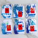 Winlyn 24 Sets Chinese New Year Decorations DIY Ming Vase Ornaments Craft Kits Blank Foam Vases with Blue and White Chinese Stickers for Kids Asian Classroom Activities Party Favors Gift Exchange