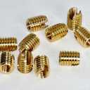 10pc - Batwing Windshield/Fairing Brass Inserts are Replacement/Compatible with Harley-Davidson Fit 1996-2024