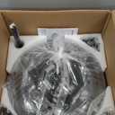 42'' Fandelier Ceiling Fans with Lights, Chandelier Ceiling Fan with Lights Retractable Ceiling Fan 3000-6500K LED Dimmable, 6 Wind Speeds, Crystal Ceiling Fans for Bedroom Living Room-Black