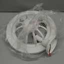 Small Ceiling Fan with Lights and Remote, 10" Socket Fan Light for E26/E27 Sockets, 3 Speeds, 3 Color Temperatures, Dimmable LED Screw in Ceiling Fan for Bedroom Bathroom Garage Kitchen