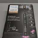 Philips Sonicare DiamondClean Smart 9500 Electric Toothbrush, Sonic Toothbrush with App, Pressure Sensor, Brush Head Detection, 5 Brushing Modes and 3 Intensity Levels, Black, Model HX9923/11