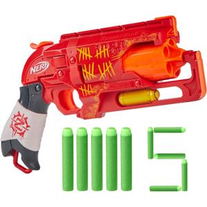 NERF Zombie Strike Hammershot Blaster, Red 