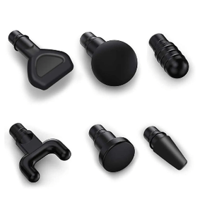 Massage Gun Heads for Hypervolt Go，Replaceable Massager Gun Attachment 6 Different Muscle Massager Heads Deep Tissue Percussion Plug and Play Salon Tools Home Pain Relief New Upgrade Massage Head