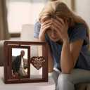 Vetbuosa Memorial Gifts for Loss of Dad, Sympathy Picture Frame,Sympathy Gifts for Loss of Father,Bereavement Remembrance Funeral Condolence Grief Gift,Fits 4x6 In Photo