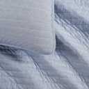 Tommy Hilfiger - King Quilt Set, Soft Cotton w/Breathable Feel, Lightweight Bedding for Year Round Comfort, 3 Piece Bed Set w/Matching Pillowcases (Christopher Blue)