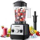 Blender, Countertop Blenders for Kitchen with 64oz Pitcher, Powerful 25000 PRM Blender for Smoothies, Ice Crushing, Frozen Fruits, Milkshakes, Pulse Function, Self-Cleaning, Dishwasher Safe