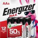 Energizer Max Alkaline AA Batteries 8 ea (Pack of 11)